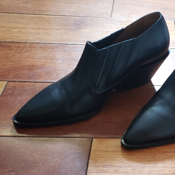 & other stories heeled leather western booties - Picture 4 of 5